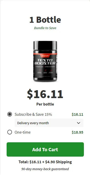 Testo Booster 1 bottle